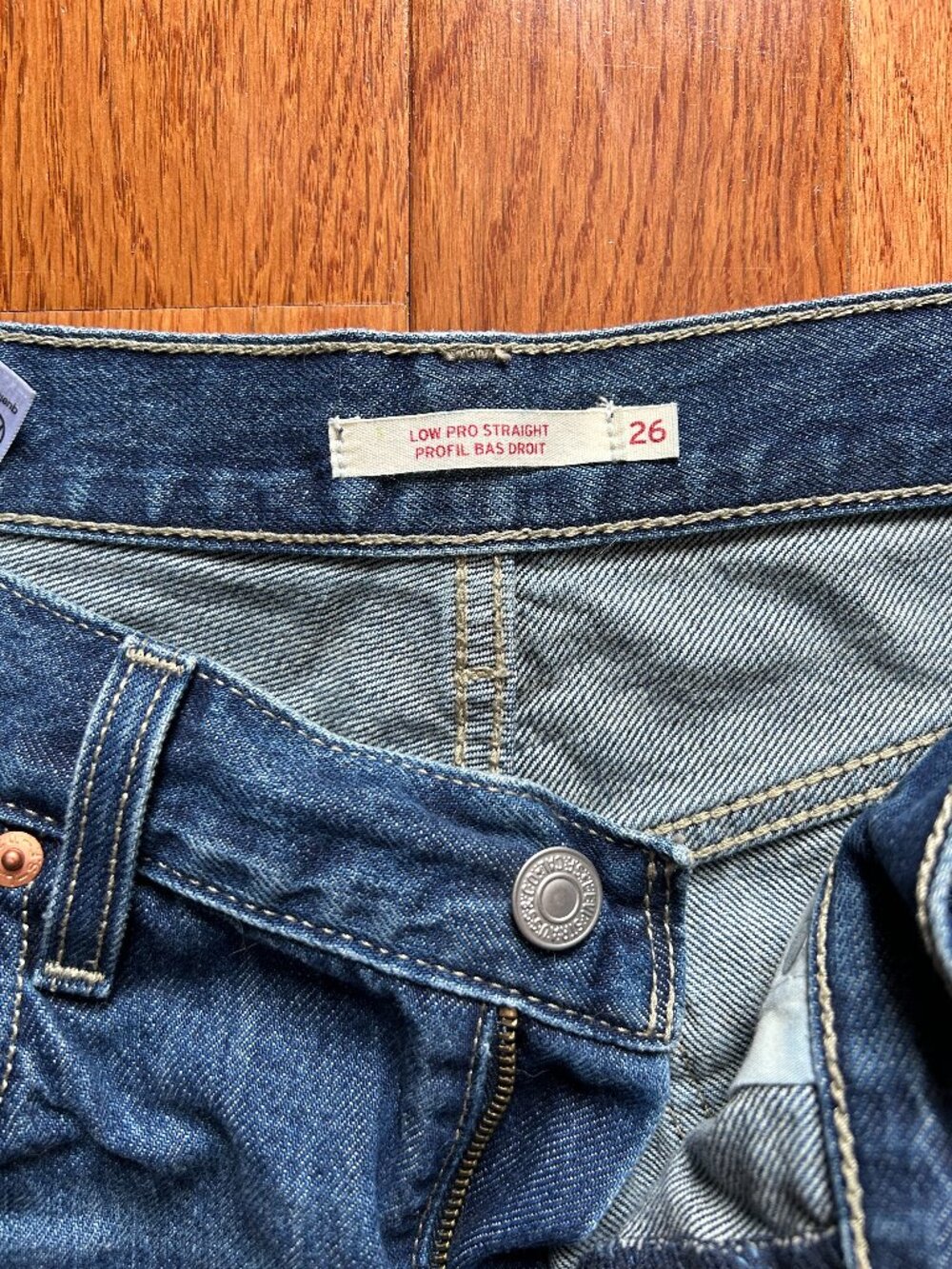 Levis Low Pro Straight - Size 26